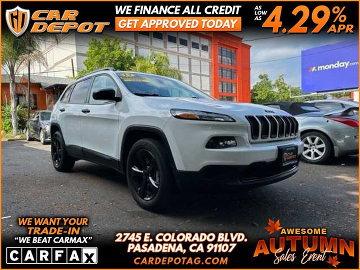2017 JEEP CHEROKEE for sale in PASADENA