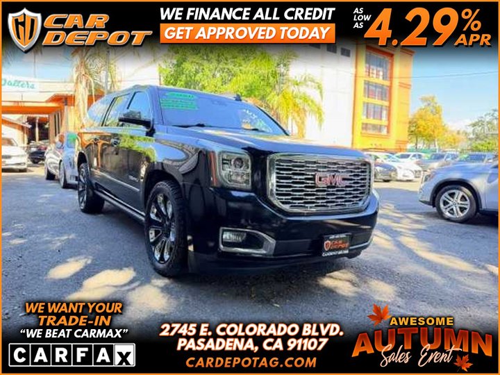 2020 GMC YUKON XL 31 SERVICE RECORDS SUPER CLEAN, DVD, HEADSUP DISPLAY LOADED for sale in PASADENA