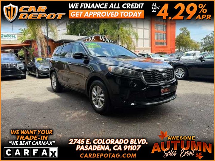 2019 KIA SORENTO L 3RD SEAT for sale in PASADENA