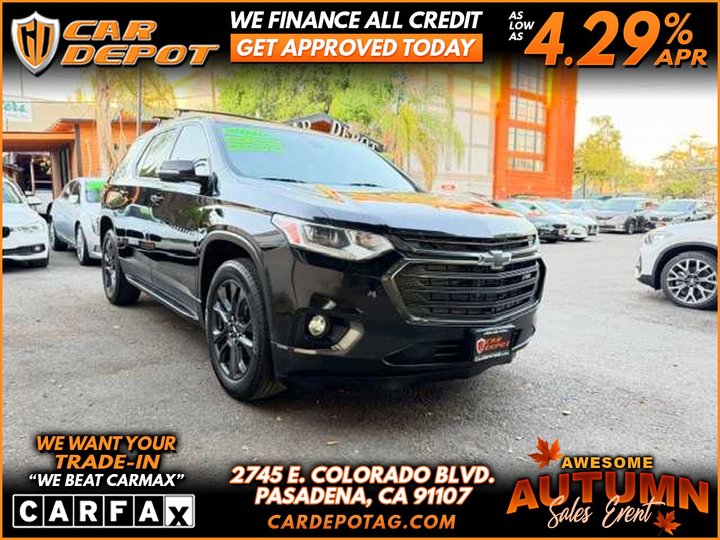 2019 CHEVROLET TRAVERSE 3RD SEAT RS PACKAGE SUPER CLEAN for sale in PASADENA