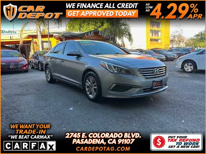 2016 HYUNDAI SONATA for sale in PASADENA