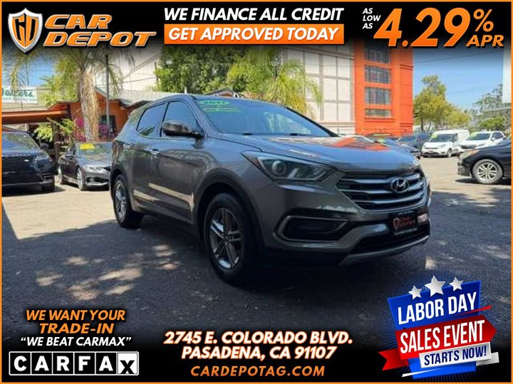 2017 HYUNDAI SANTA FE SPORT for sale in PASADENA