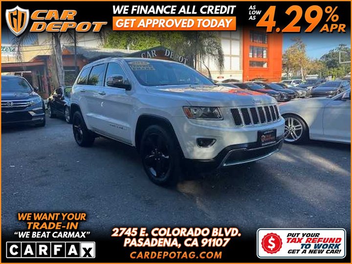 2014 JEEP GRAND CHEROKEE for sale in PASADENA
