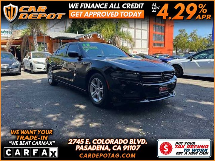 2015 DODGE CHARGER for sale in PASADENA