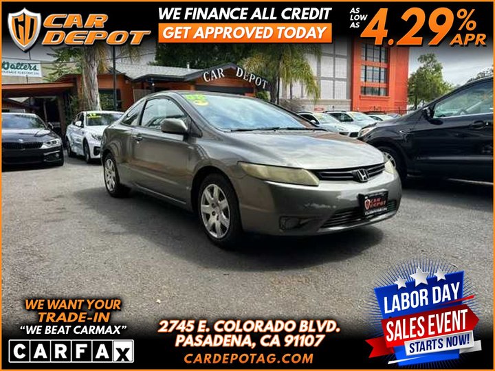 2008 HONDA CIVIC for sale in PASADENA