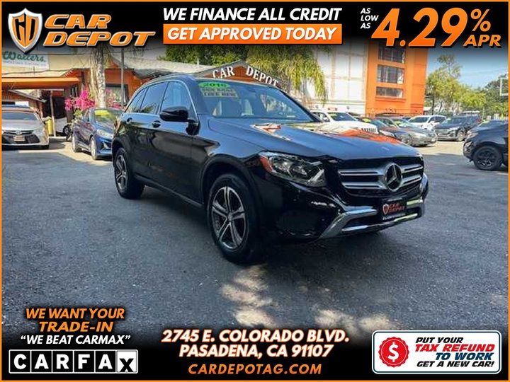 2016 MERCEDES-BENZ GLC WITH PANO ROOF for sale in PASADENA