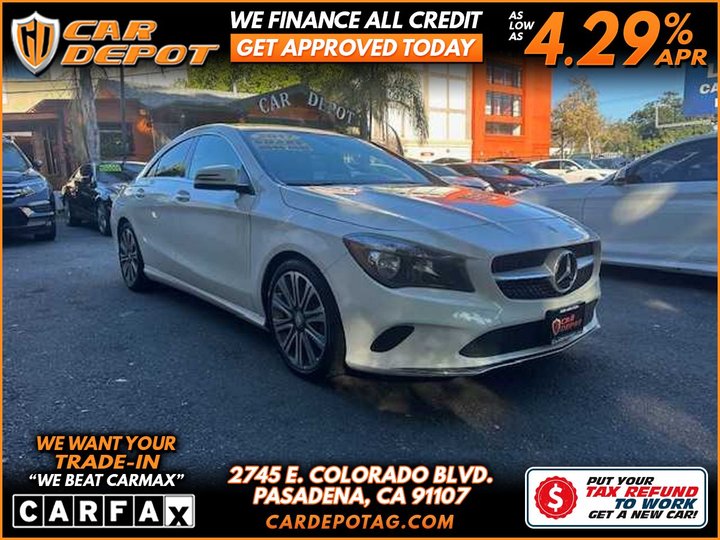 2017 MERCEDES-BENZ CLA for sale in PASADENA
