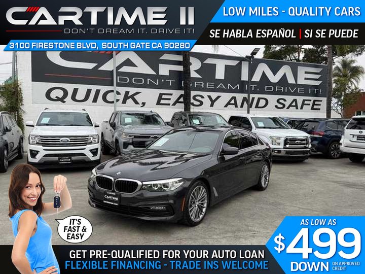 2018 BMW 5 SERIES for sale in SOUTH GATE