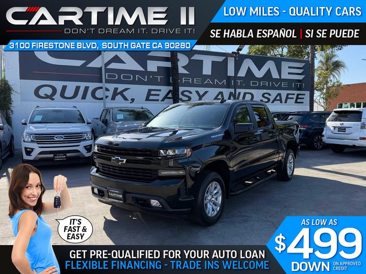 2020 CHEVROLET SILVERADO 1500 CREW CAB RST PICKUP 4D 5 3/4 FT for sale in SOUTH GATE