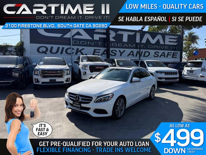 2018 MERCEDES-BENZ C-CLASS C 300 for sale in SOUTH GATE