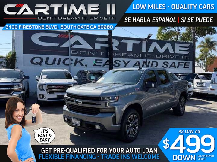 2021 CHEVROLET SILVERADO 1500 CREW CAB for sale in SOUTH GATE