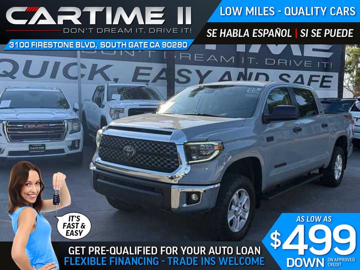 2020 TOYOTA TUNDRA CREWMAX for sale in SOUTH GATE