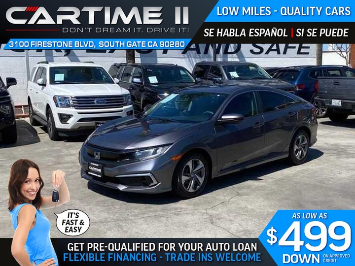 2019 HONDA CIVIC LX for sale in SOUTH GATE