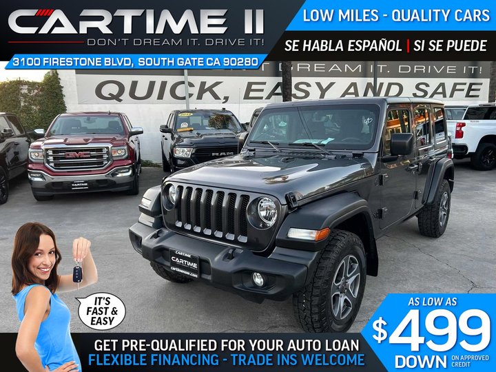 2023 JEEP WRANGLER UNLIMITED for sale in SOUTH GATE
