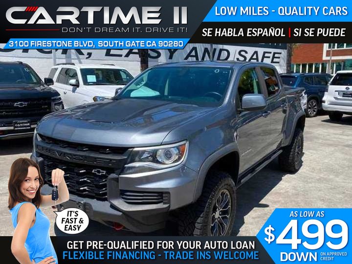 2021 CHEVROLET COLORADO CREW CAB for sale in SOUTH GATE