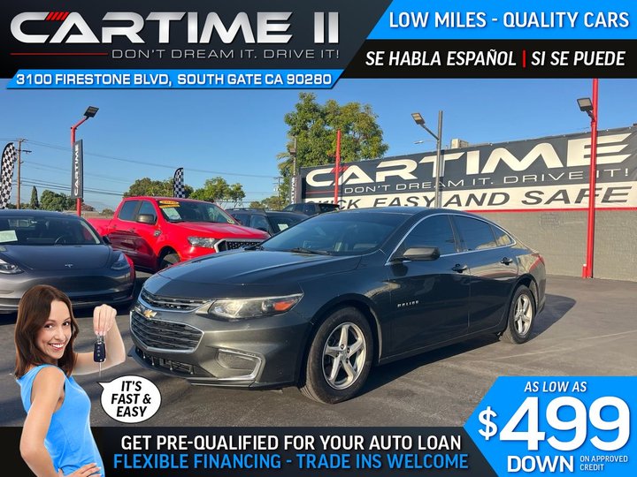 2018 CHEVROLET MALIBU for sale in SOUTH GATE