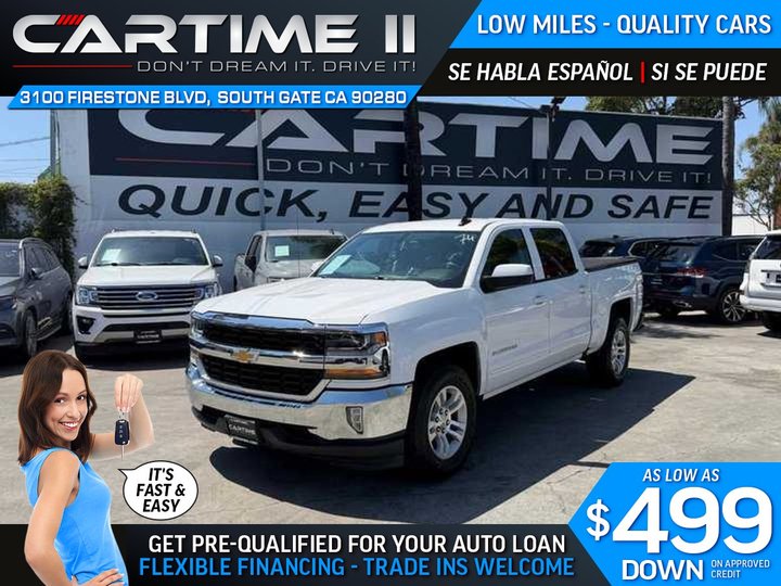 2017 CHEVROLET SILVERADO 1500 CREW CAB for sale in SOUTH GATE