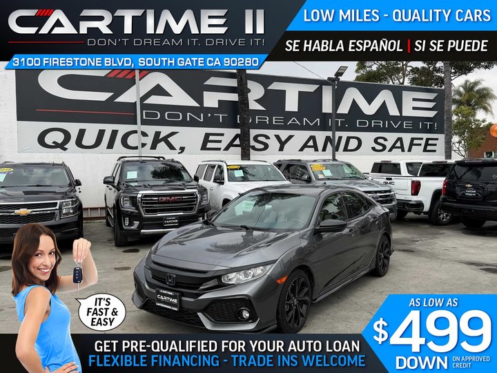 2018 HONDA CIVIC for sale in SOUTH GATE