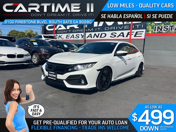 2021 HONDA CIVIC for sale in SOUTH GATE