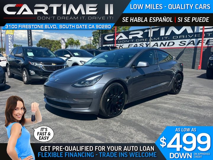 2021 TESLA MODEL 3 PERFORMANCE for sale in SOUTH GATE