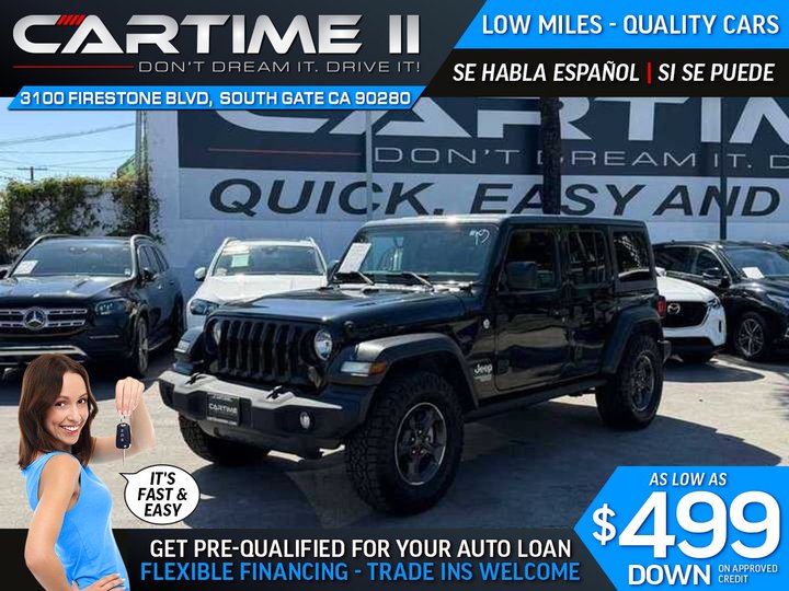 2020 JEEP WRANGLER UNLIMITED for sale in SOUTH GATE