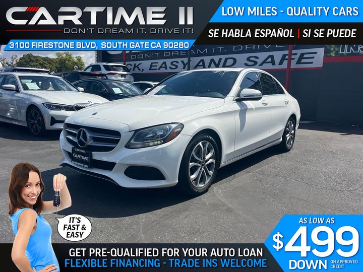 2018 MERCEDES-BENZ C-CLASS for sale in SOUTH GATE