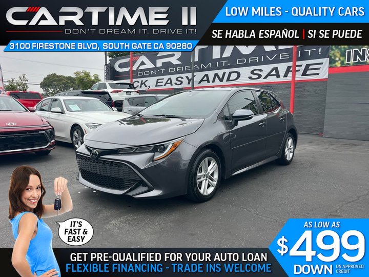 2022 TOYOTA COROLLA HATCHBACK SE for sale in SOUTH GATE