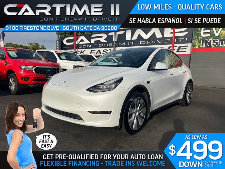 2021 TESLA MODEL Y for sale in SOUTH GATE