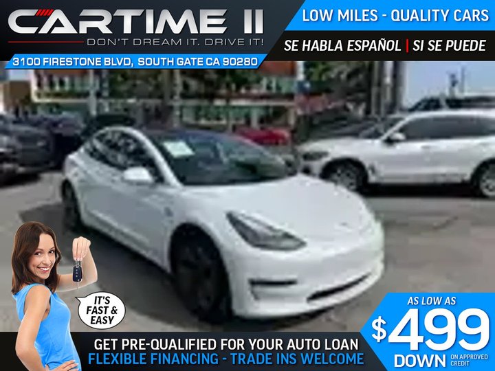 2019 TESLA MODEL 3 for sale in SOUTH GATE