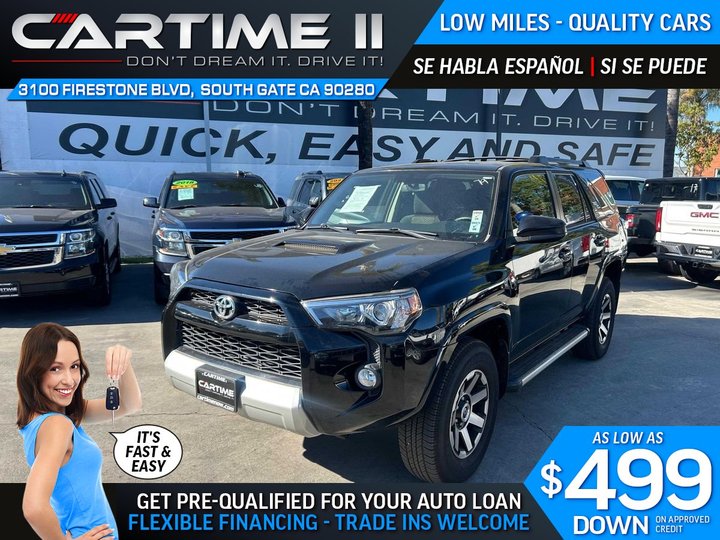 2019 TOYOTA 4RUNNER for sale in SOUTH GATE