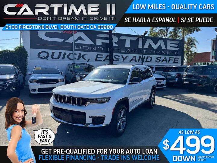 2022 JEEP GRAND CHEROKEE L LIMITED for sale in SOUTH GATE
