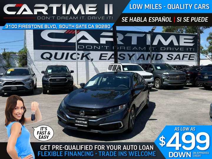 2021 HONDA CIVIC LX for sale in SOUTH GATE