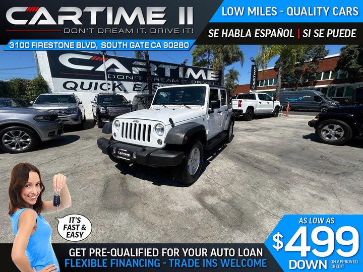 2018 JEEP WRANGLER UNLIMITED for sale in SOUTH GATE