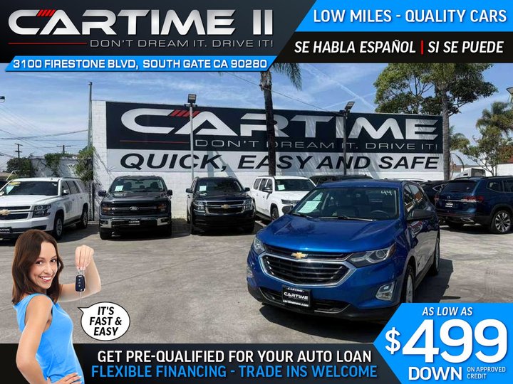 2019 CHEVROLET EQUINOX for sale in SOUTH GATE