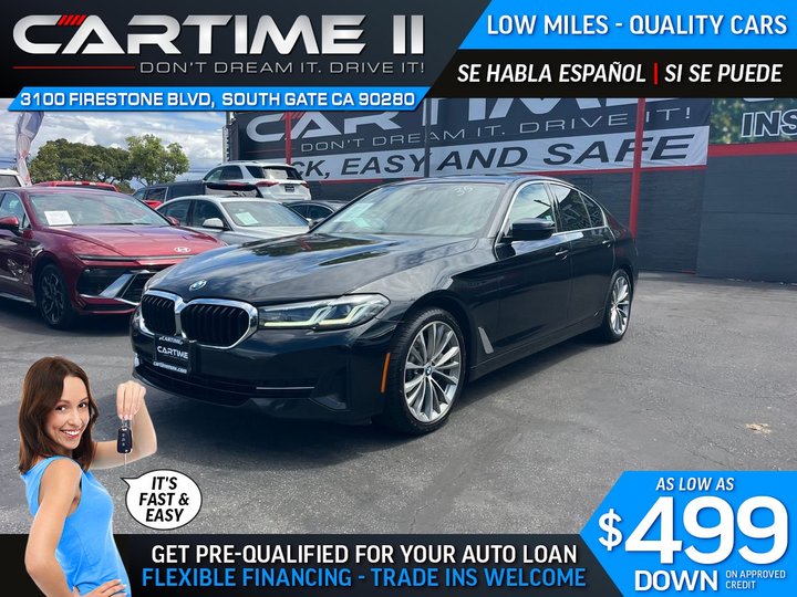 2021 BMW 5 SERIES 530I for sale in SOUTH GATE