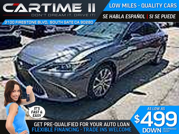 2019 LEXUS ES for sale in SOUTH GATE