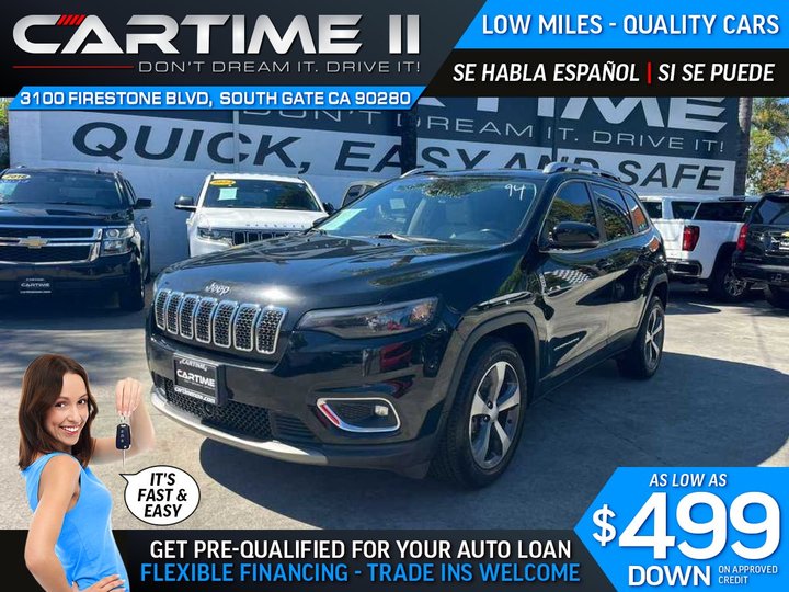 2020 JEEP CHEROKEE LIMITED for sale in SOUTH GATE