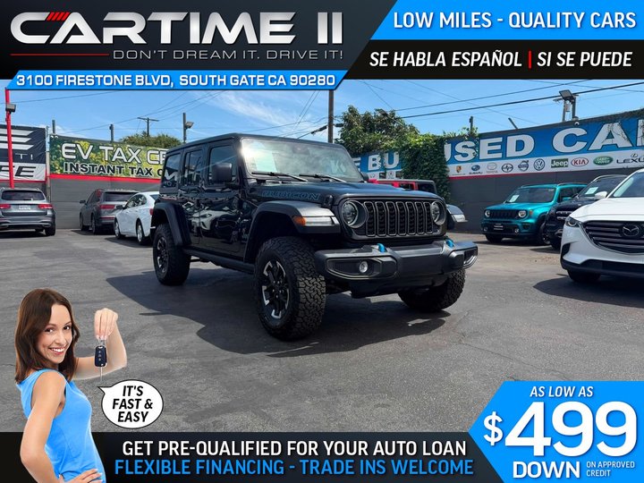 2025 JEEP WRANGLER RUBICON 4XE SPORT UTILITY 4D for sale in SOUTH GATE