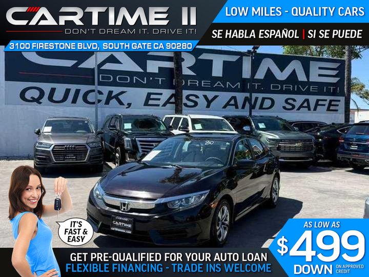 2018 HONDA CIVIC for sale in SOUTH GATE