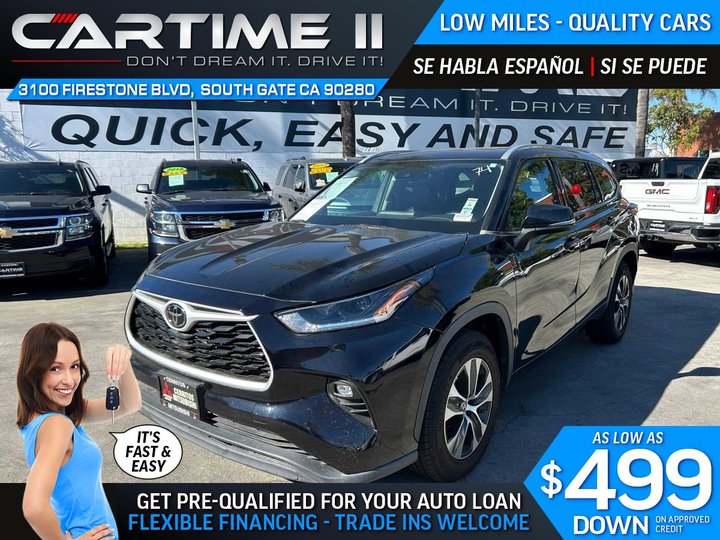 2022 TOYOTA HIGHLANDER for sale in SOUTH GATE