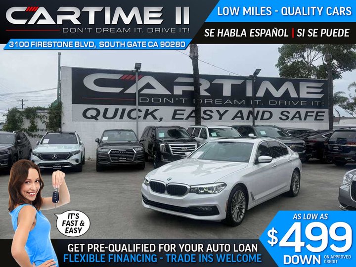 2018 BMW 5 SERIES for sale in SOUTH GATE