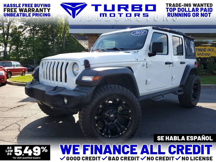 2018 JEEP WRANGLER UNLIMITED for sale in CLINTON TOWNSHIP