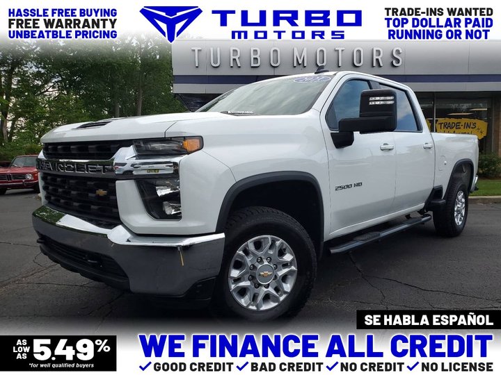 2021 CHEVROLET SILVERADO 2500 HD CREW CAB for sale in CLINTON TOWNSHIP