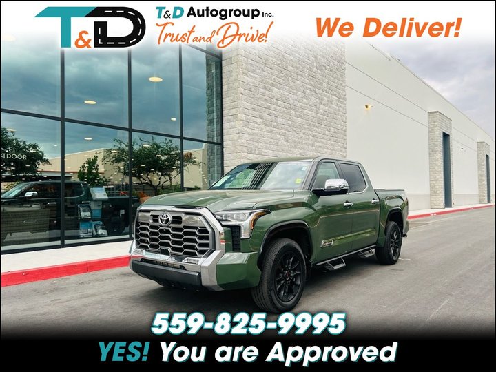 2022 TOYOTA TUNDRA CREWMAX for sale in FRESNO