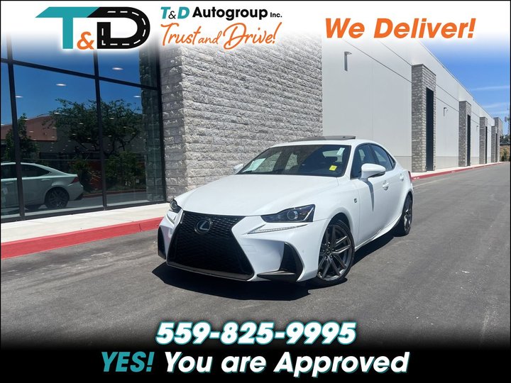 2018 LEXUS IS F SPORT for sale in FRESNO
