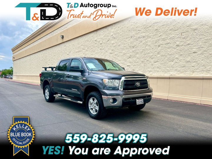 2012 TOYOTA TUNDRA CREWMAX for sale in FRESNO