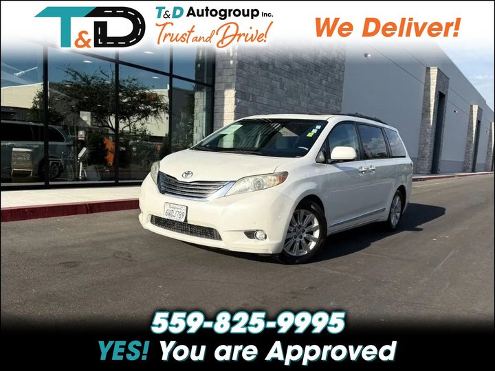 2012 TOYOTA SIENNA for sale in FRESNO