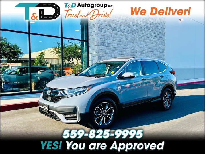 2021 HONDA CR-V HYBRID for sale in FRESNO