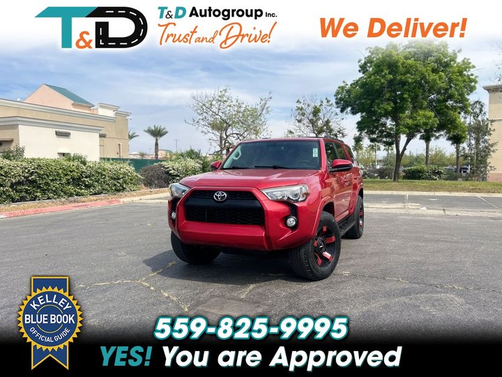 2015 TOYOTA 4RUNNER for sale in FRESNO