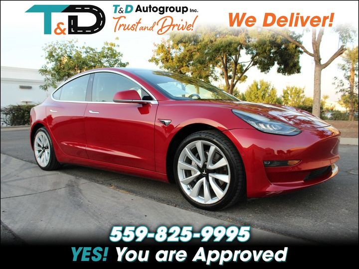 2018 TESLA MODEL 3 for sale in FRESNO